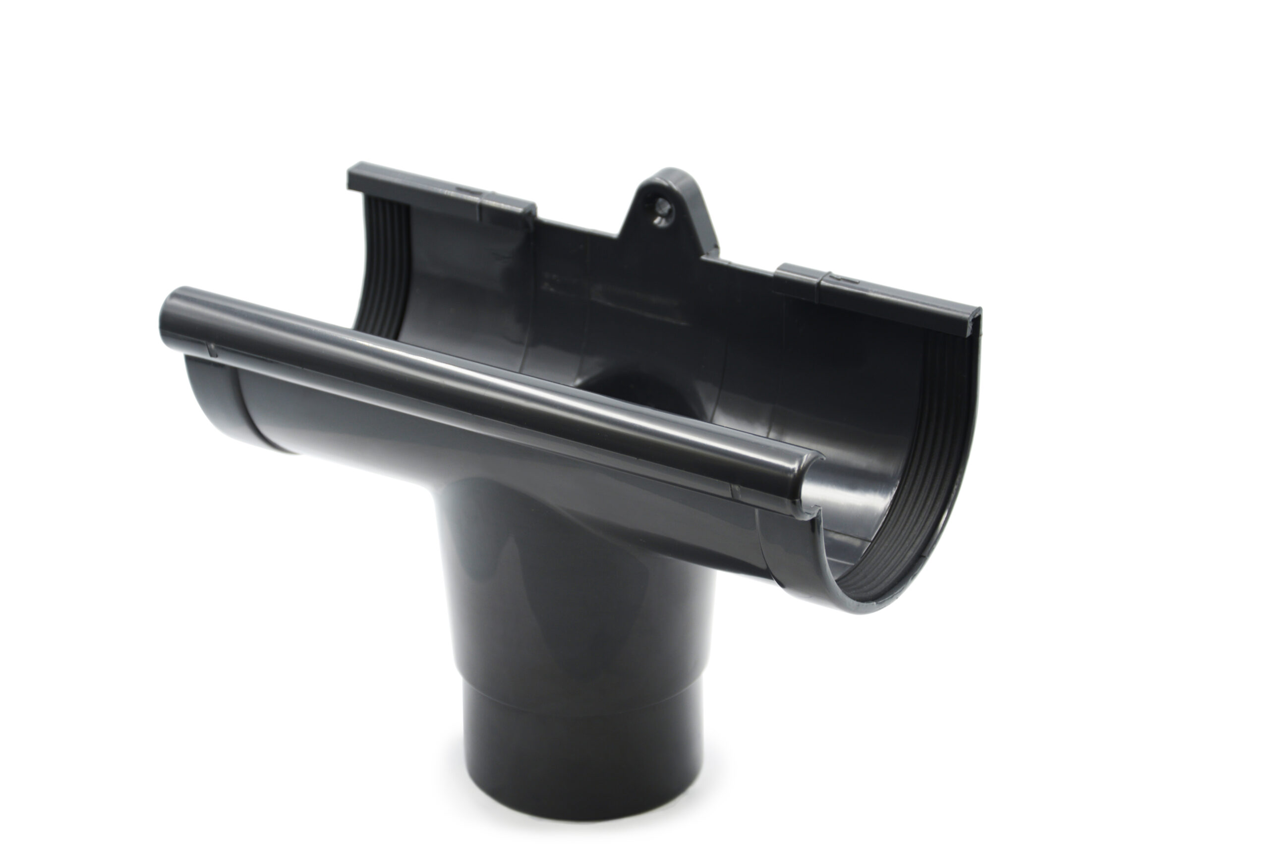 Лійка ринви графітова 90мм RainWay