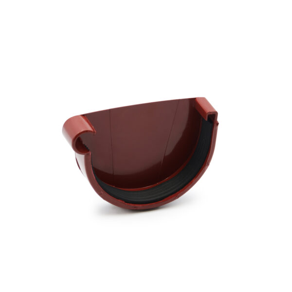 Заглушка ринви ліва червона   90мм RainWay