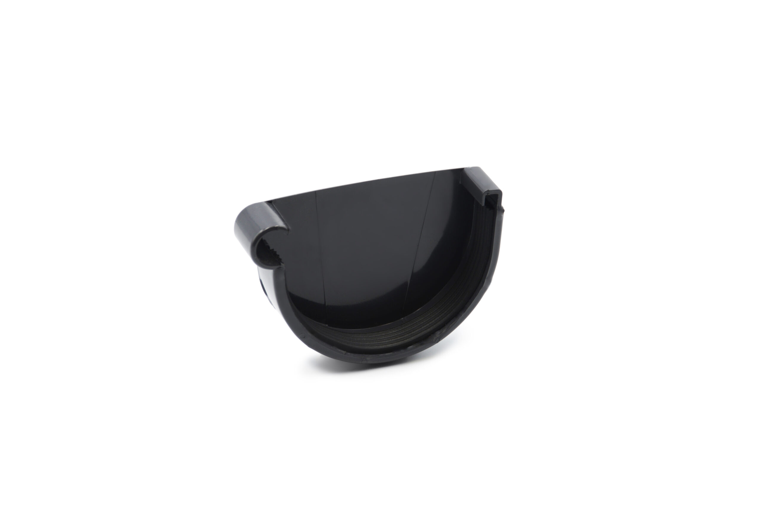 Заглушка ринви ліва графітова 90мм RainWay