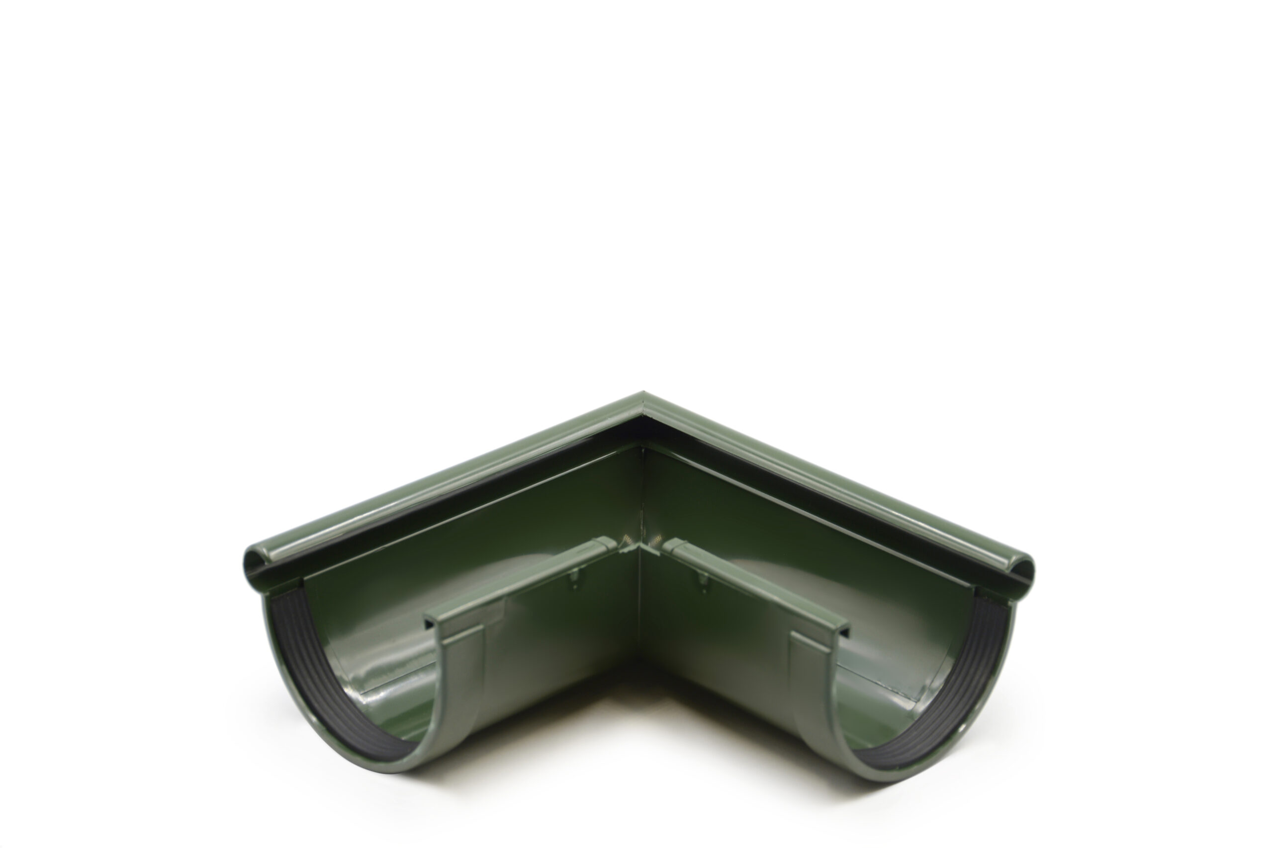 Кут ринви зовнішній 90° зелений 90мм RainWay