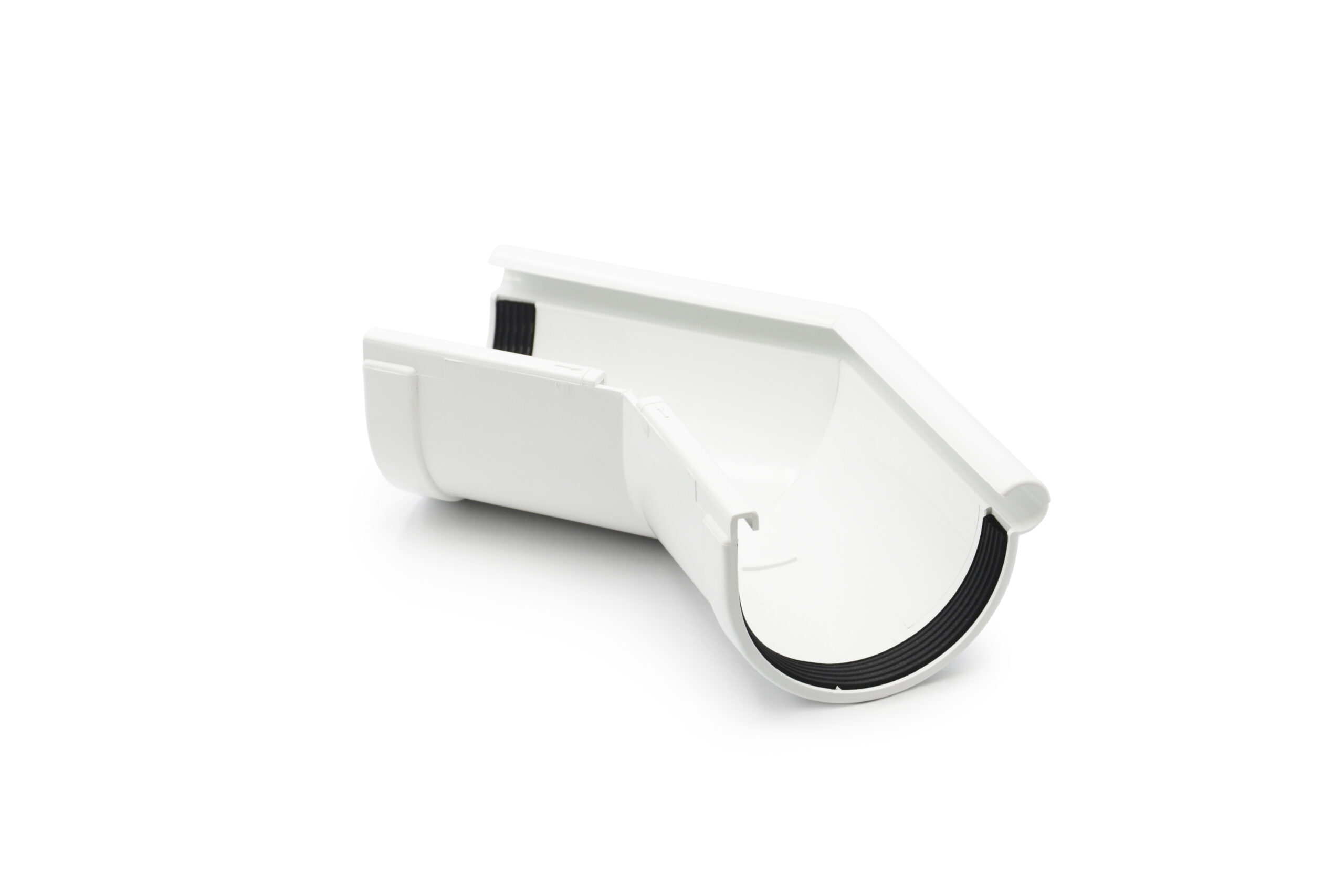 Кут ринви зовнішній 135° білий 90мм RainWay