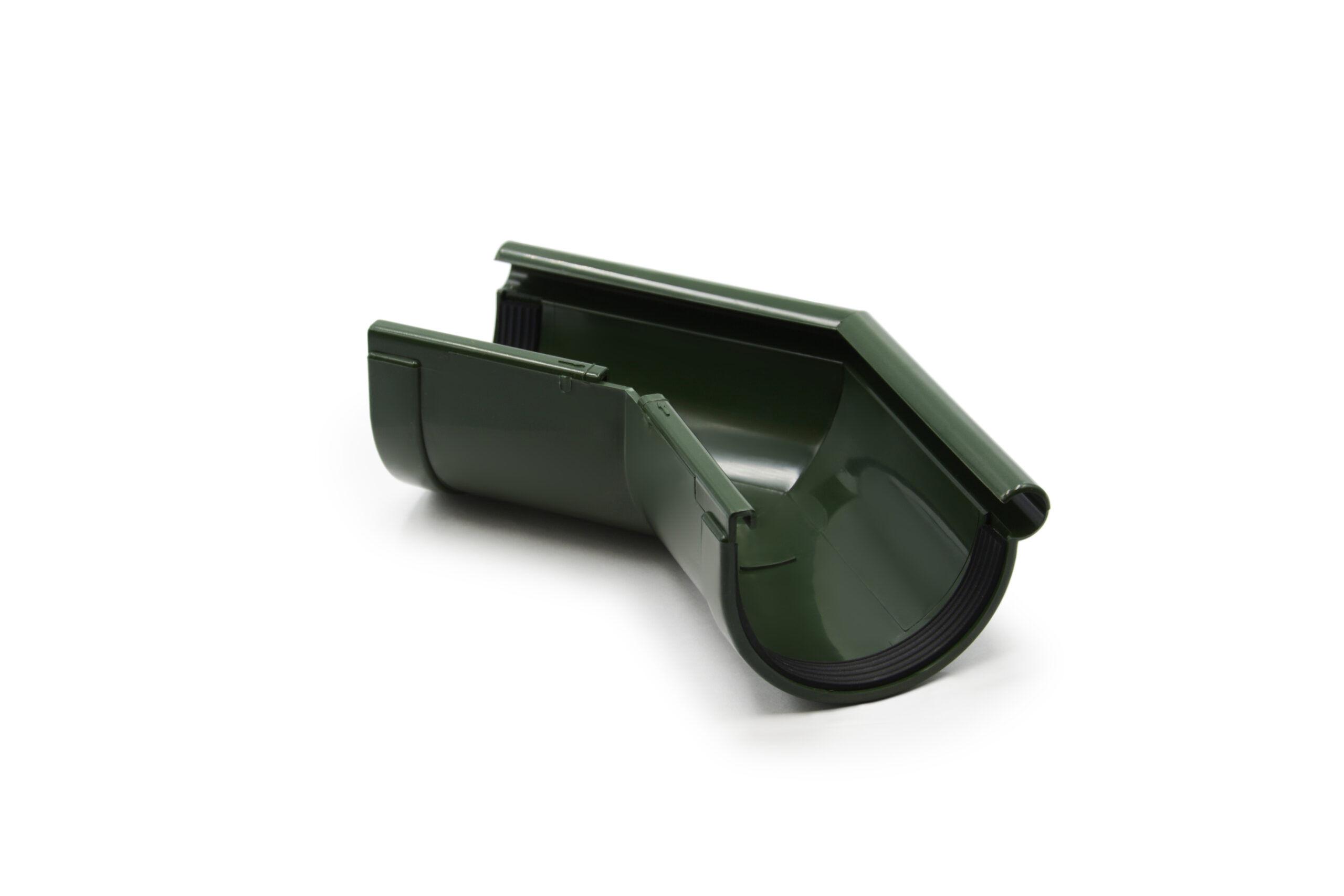 Кут ринви зовнішній 135° зелений 90мм RainWay