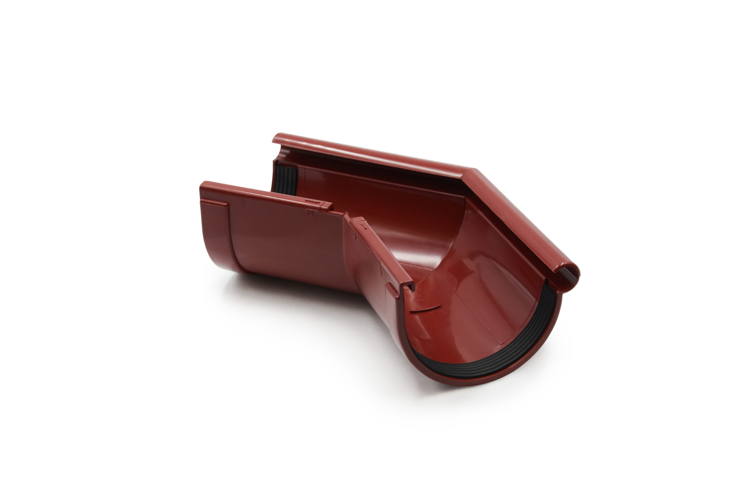 Кут ринви зовнішній 135° червоний 90мм RainWay