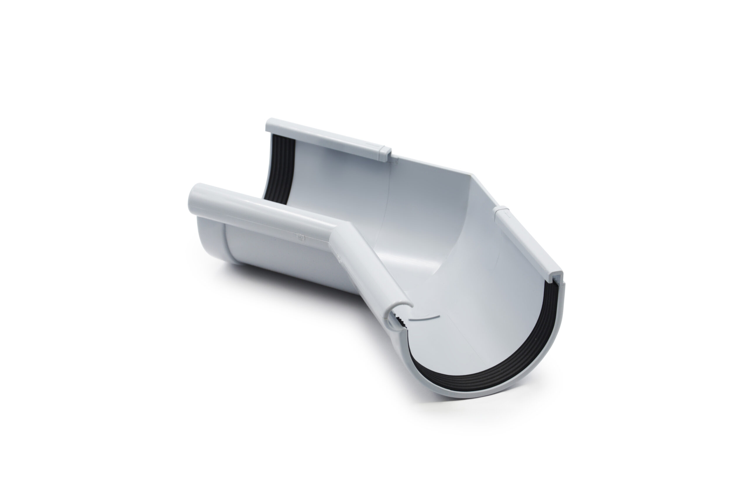 Кут ринви внутрішній 135° сірий 90мм RainWay