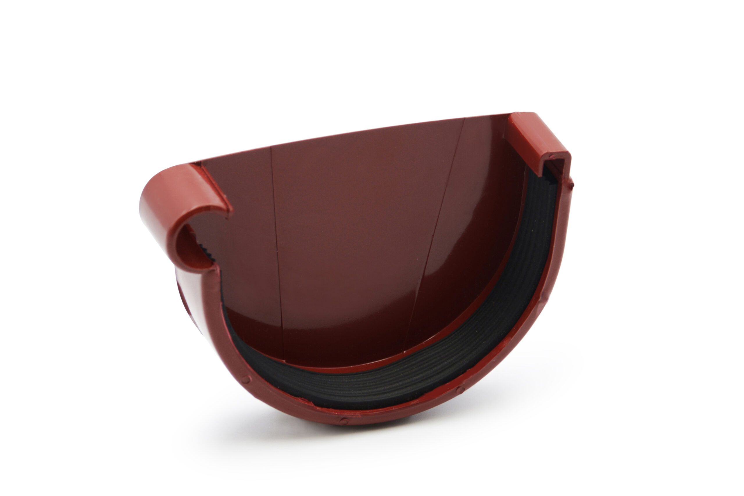 Заглушка ринви ліва червона   130мм RainWay