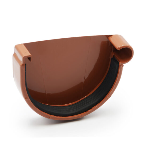 Заглушка ринви права цегляна  130мм RainWay