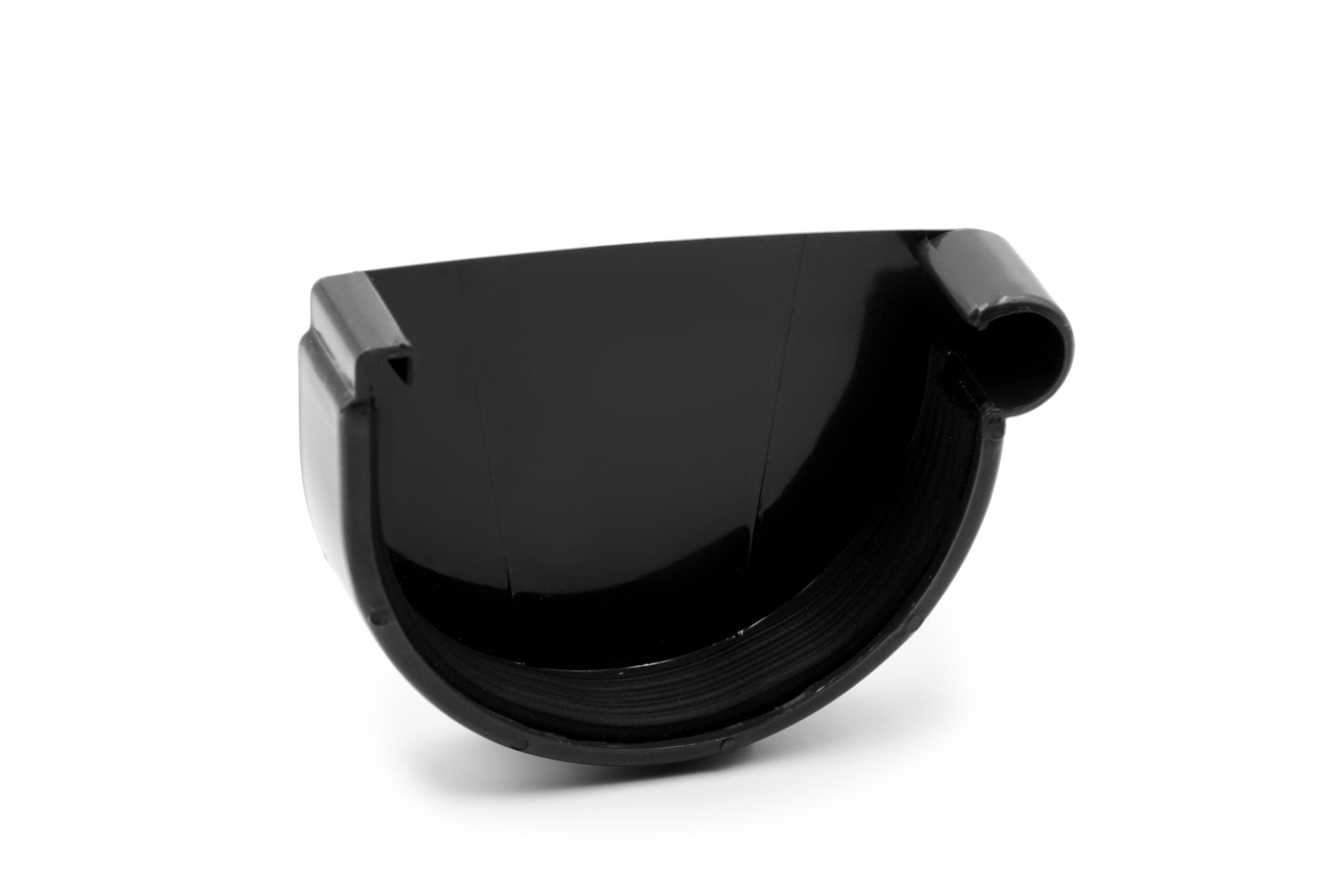 Заглушка ринви права чорна 130мм RainWay