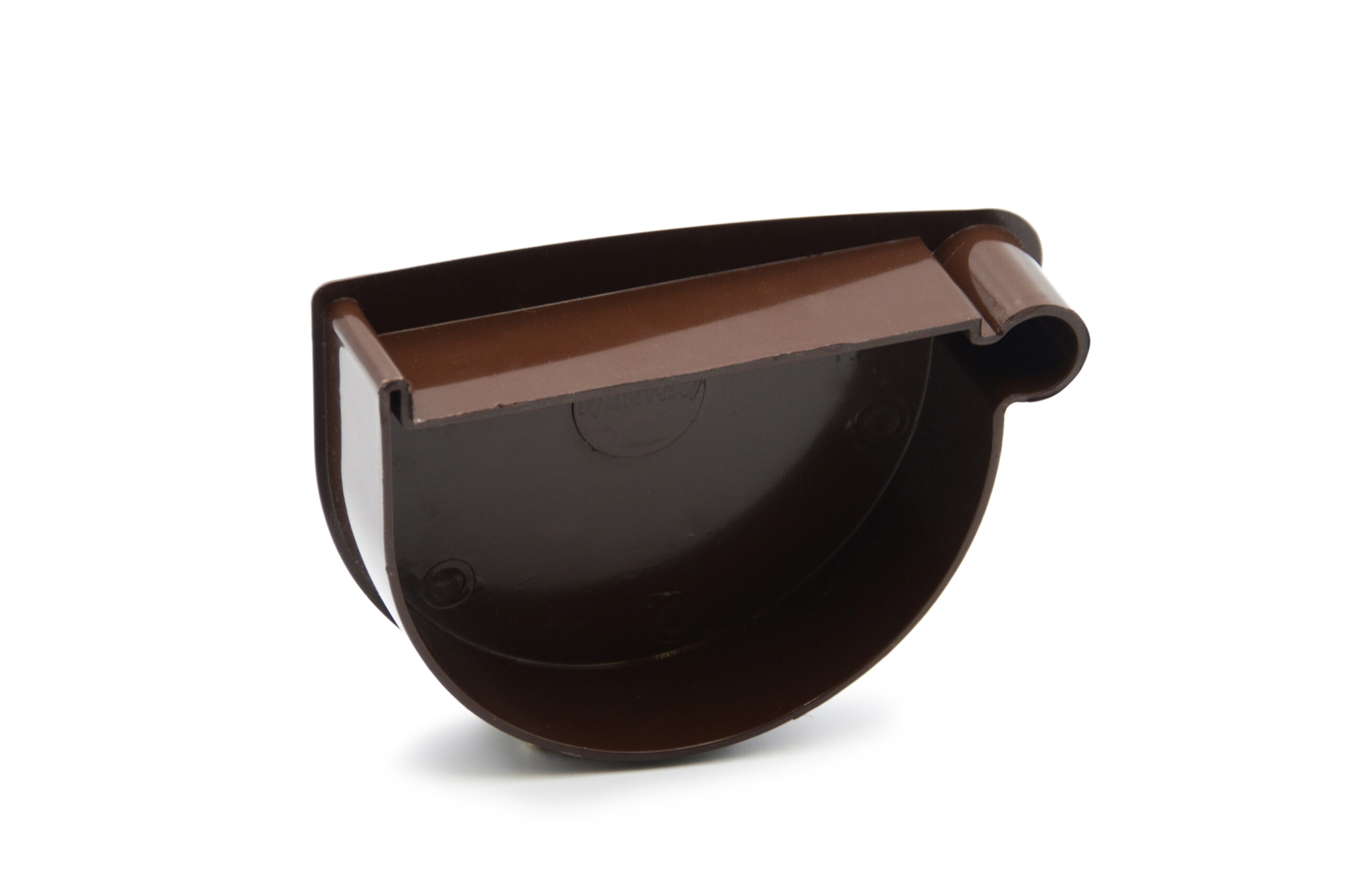 Заглушка лійки права коричнева   130мм RainWay