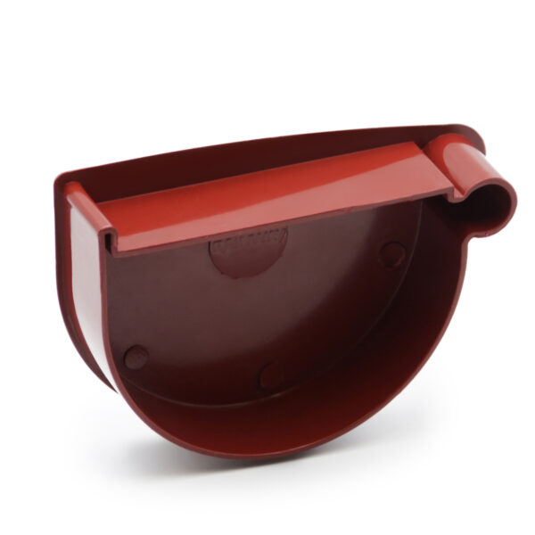 Заглушка лійки права червона   130мм RainWay