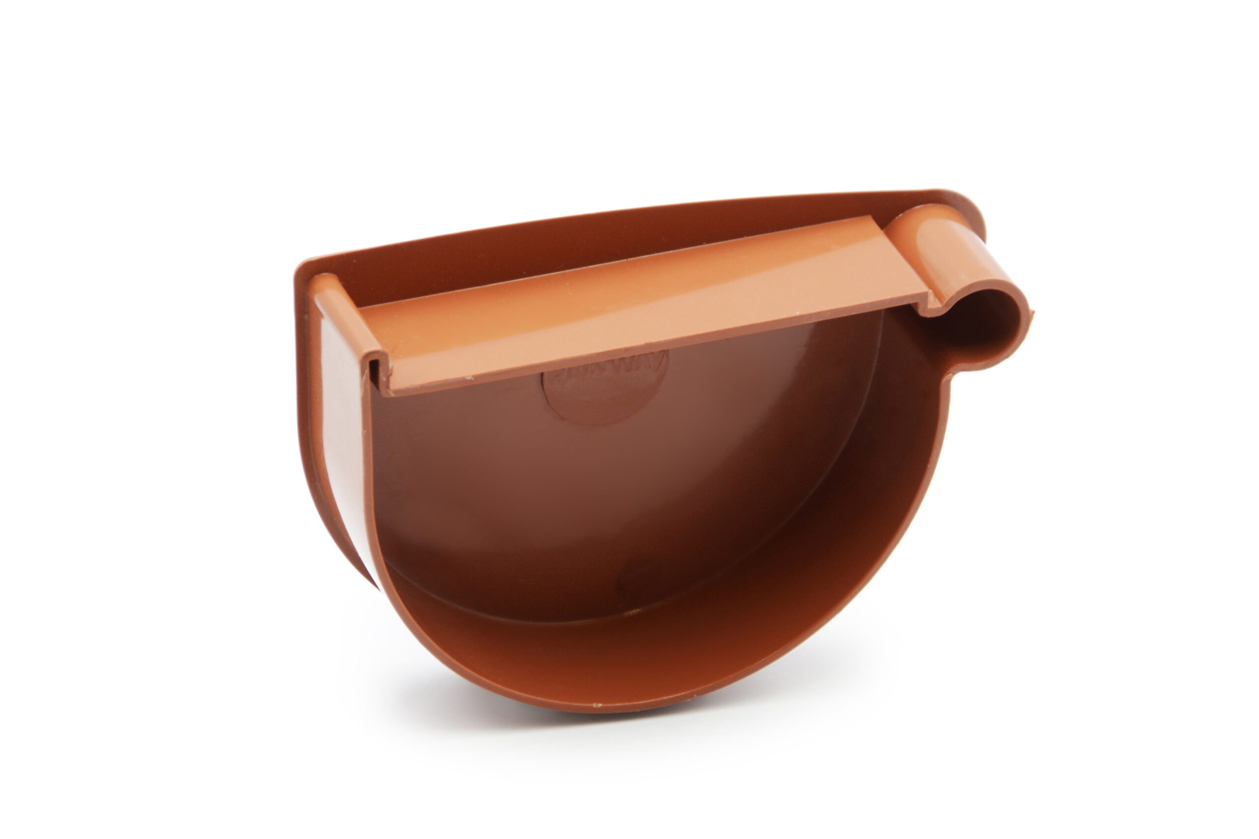 Заглушка лійки права цегляна   130мм RainWay