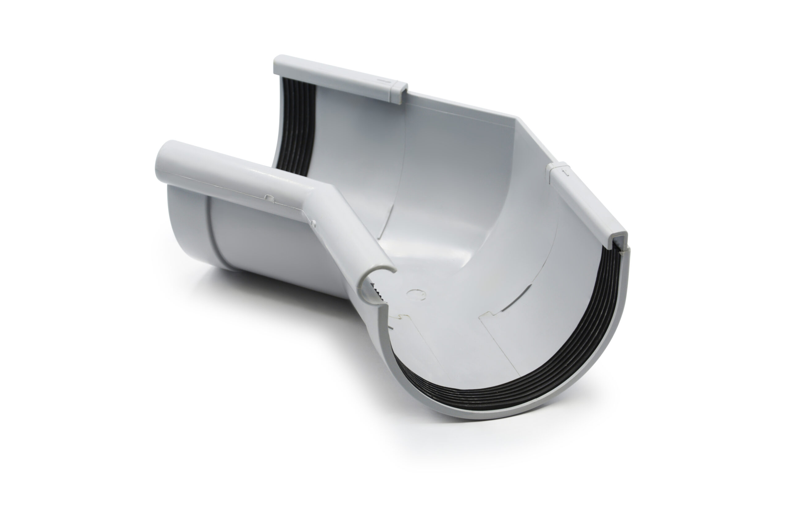 Кут ринви внутрішній 135° сірий 130мм RainWay