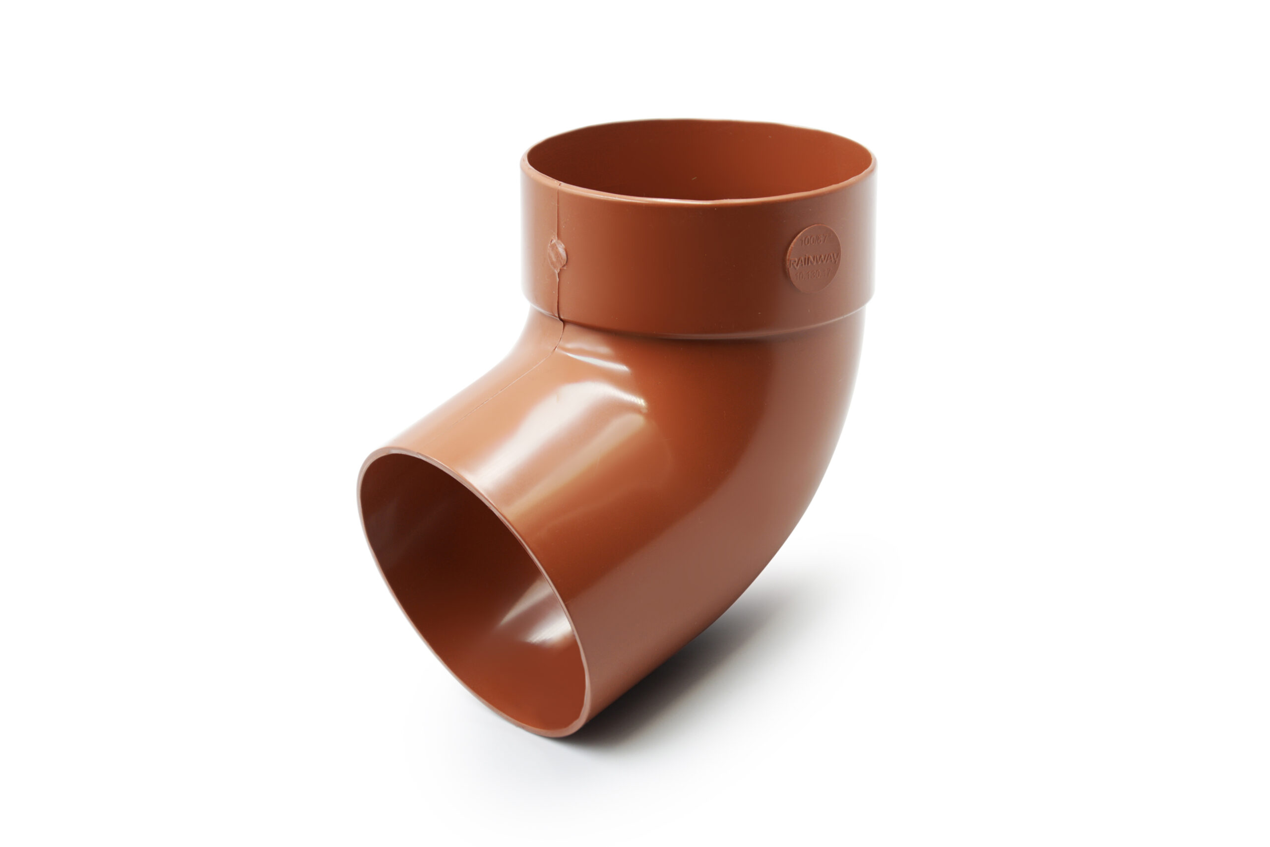 Відвід труби одномуфтовий 67° цегляний 100мм  RainWay