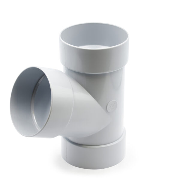 Трійник труби 67° сірий 100мм RainWay