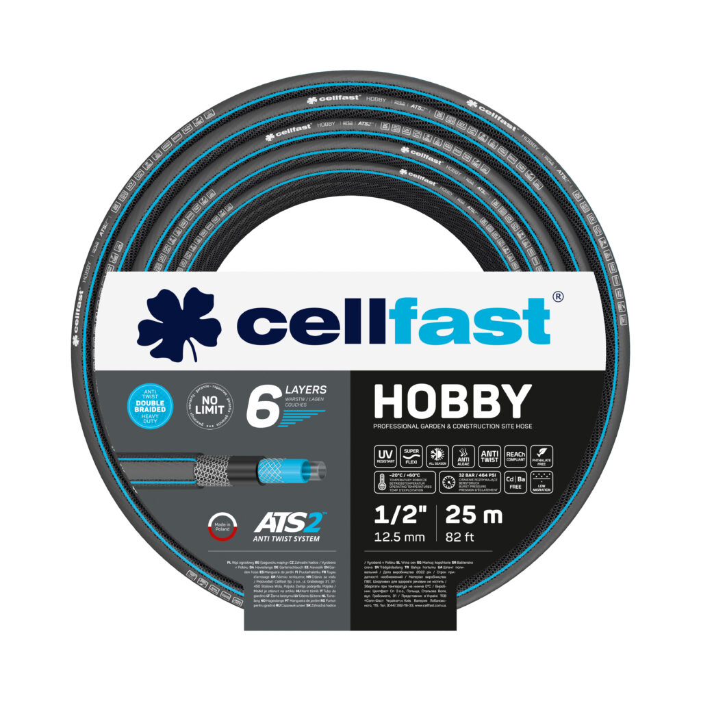 Поливальний шланг HOBBY 1/2' '25м