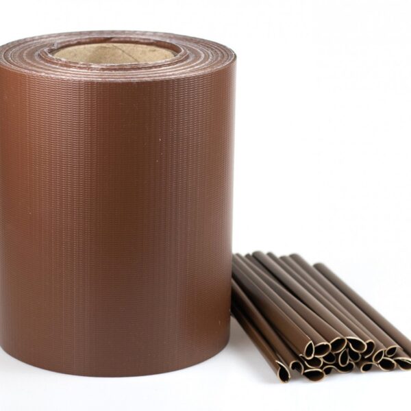 Стрічка для огорожі 190мм x 35м (коричневий)